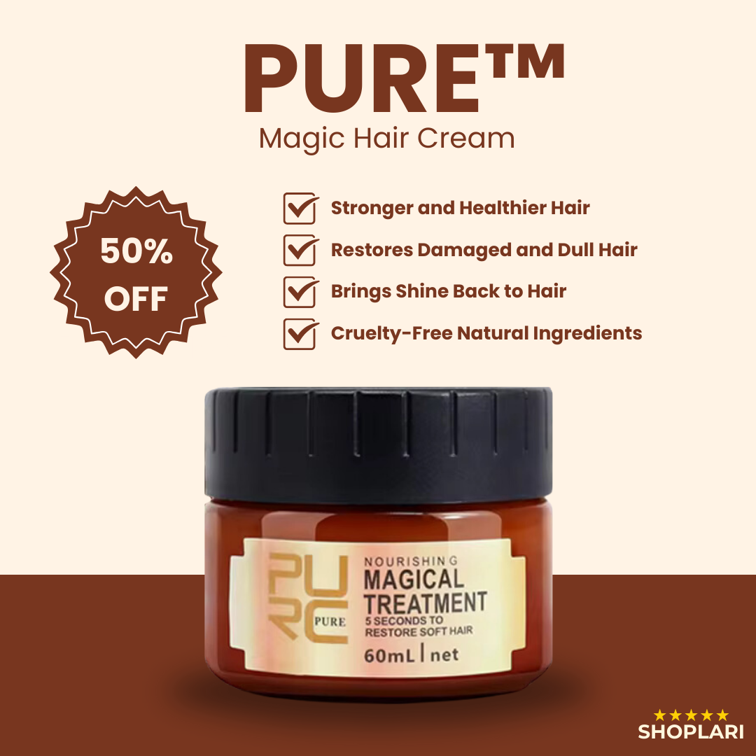 Pure™ — Unleash Instant Shine and Strength for Silky, Stunning Hair (1+1 FREE TODAY!)