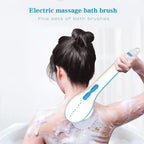 Brosse de douche électrique 5 en 1 pour le nettoyage et le massage du bain