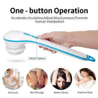Brosse de douche électrique 5 en 1 pour le nettoyage et le massage du bain
