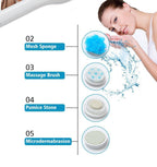 Brosse de douche électrique 5 en 1 pour le nettoyage et le massage du bain