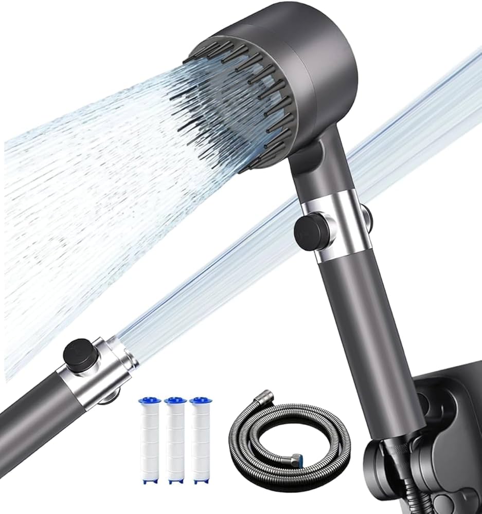VelaMist™ 4-in-1 Massage & Glow Shower Head — Transform Every Shower into a Soothing, Skin-Reviving Escape