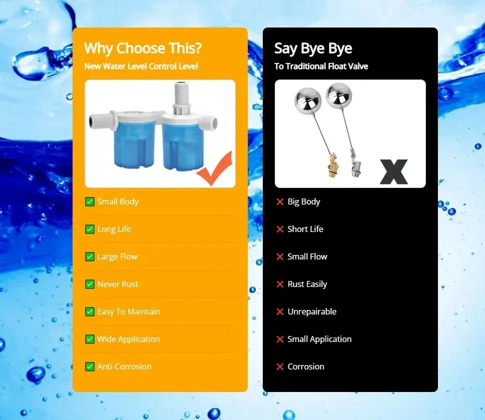 HydrEdge™ Float Valve — Effortless Water Control That Saves You Time and Money