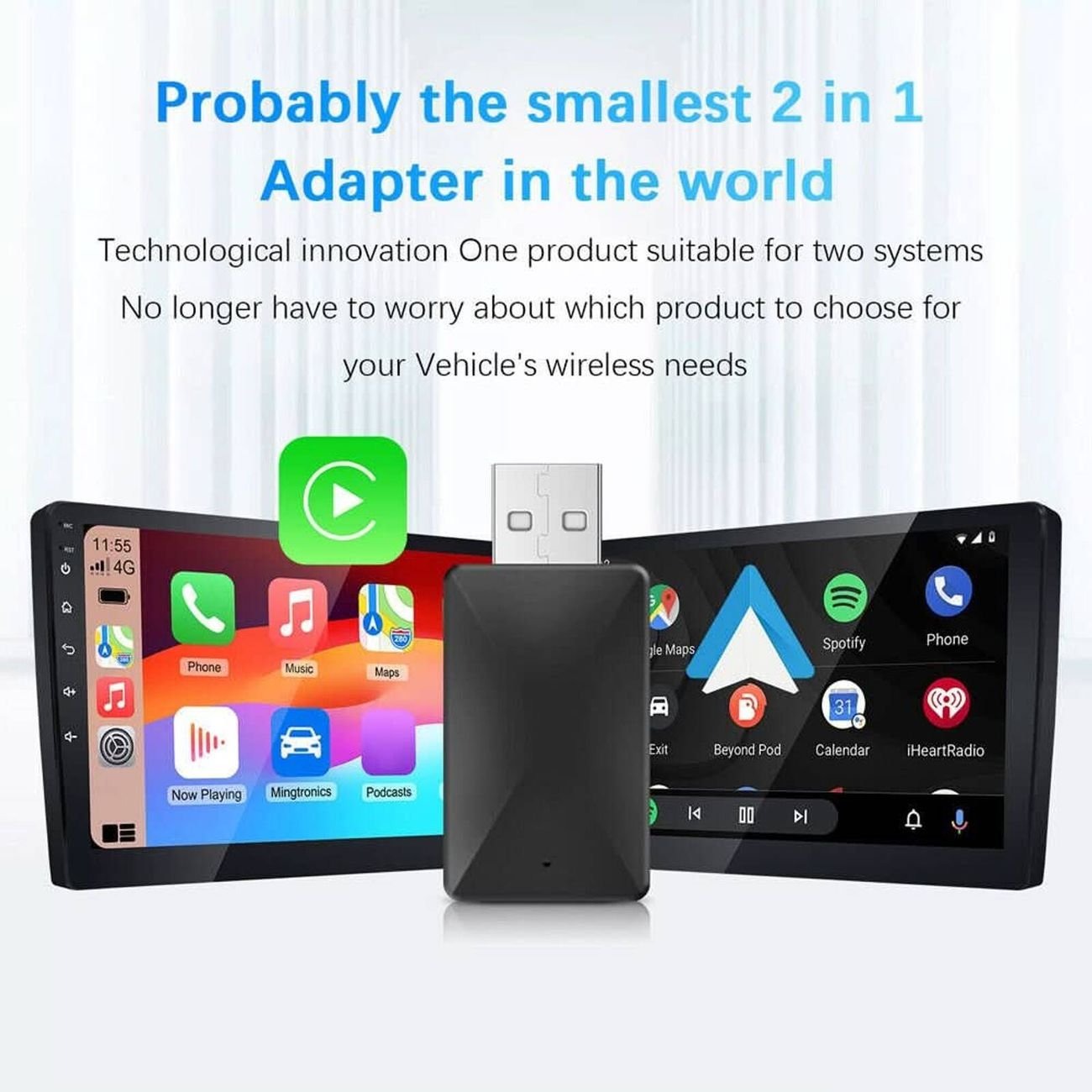 Connectra™ Wireless Car Adapter — Enjoy Total Freedom with Effortless, Hands-Free Driving Control