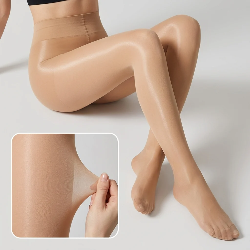 LunaLuxe™ High Waist Sheer Tights — Unleash Silky, Sculpted Legs That Command Attention