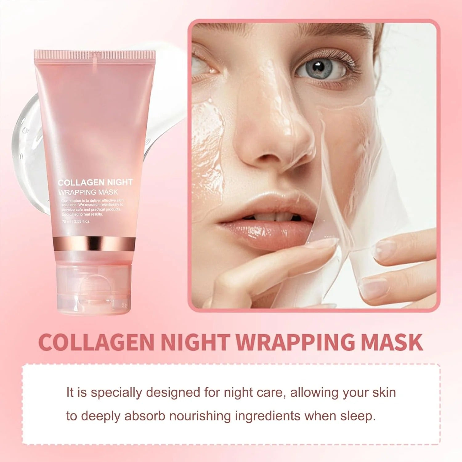 LumiFleur™ Night Renewal Mask — Wake Up to Radiant, Youthful Skin Every Morning