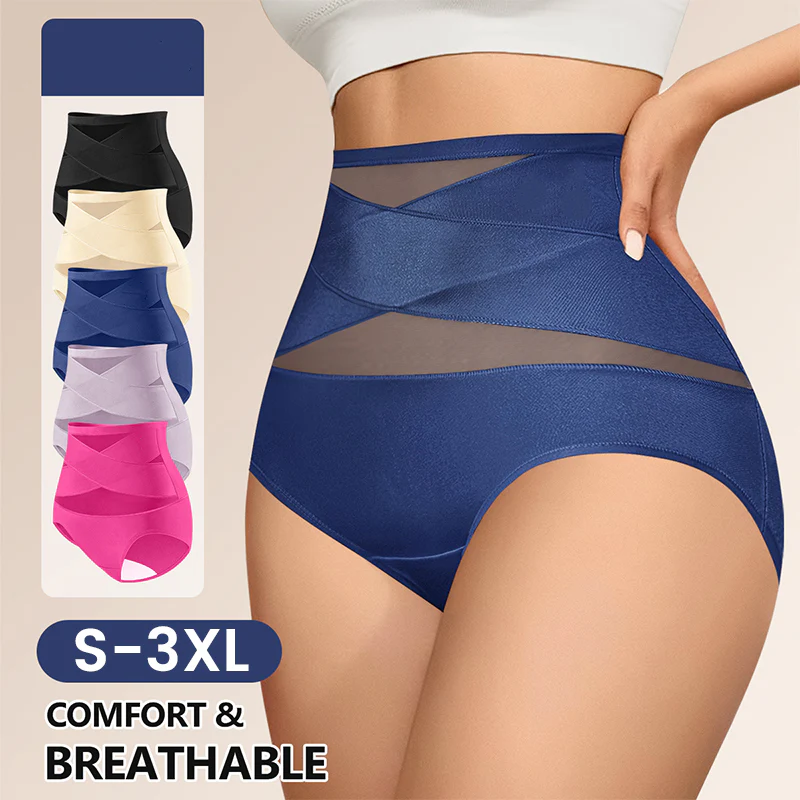VelaCurve™ Plus-Size High-Waist Sculpting Panties — Slip Into All-Day Confidence and Flawless Curves