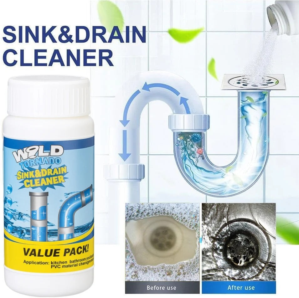 FoamFlow™ Drain Rescue — Effortless Foam Action That Banishes Clogs and Germs for Fresh, Flowing Drains
