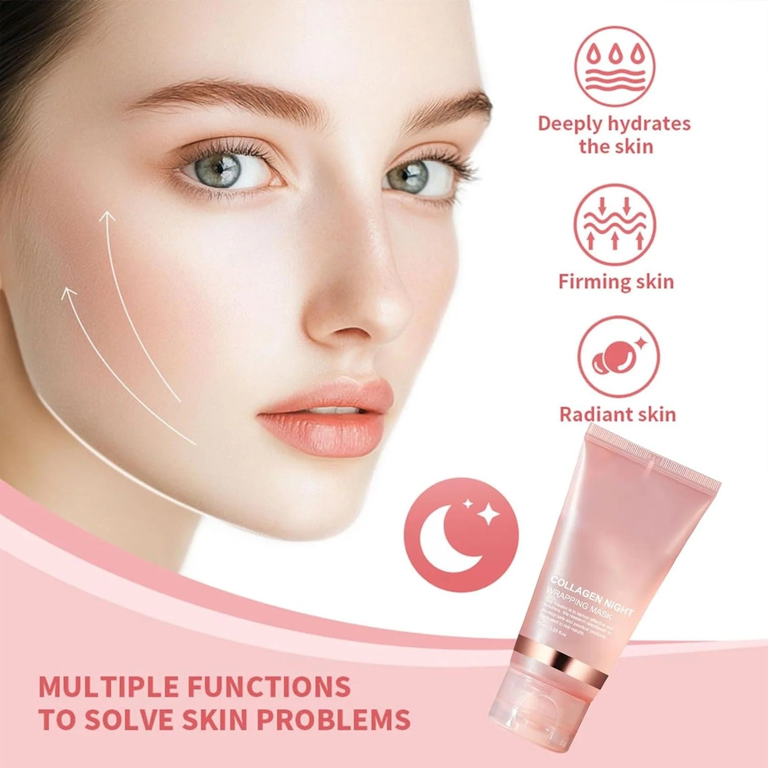 LumiFleur™ Night Renewal Mask — Wake Up to Radiant, Youthful Skin Every Morning