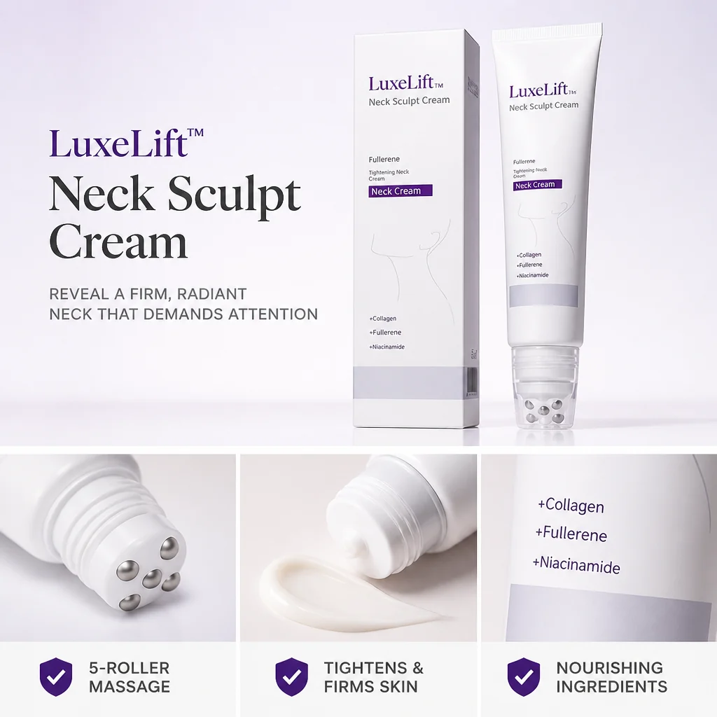 LuxeLift™ — Reveal a Firm, Radiant Neck That Demands Attention