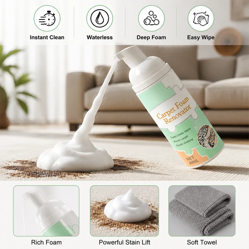RevitaClean™ — Instantly Erase Stains and Enjoy Soft, Dry Carpets Ready Anytime