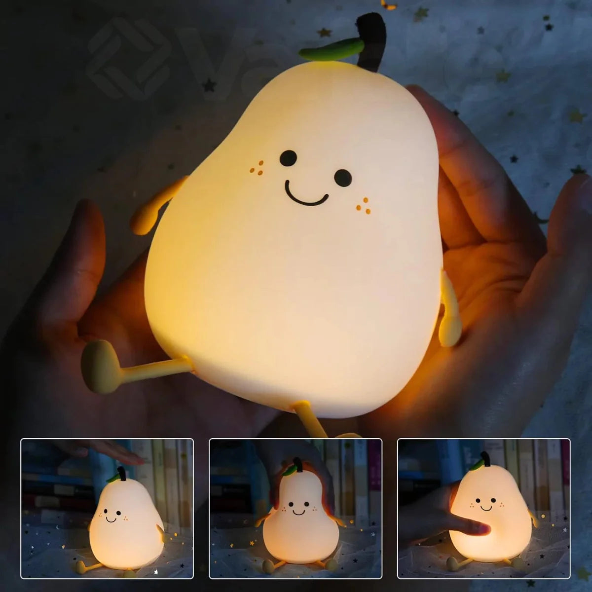 Luminária LED de Silicone Recarregável My Lumi Poire