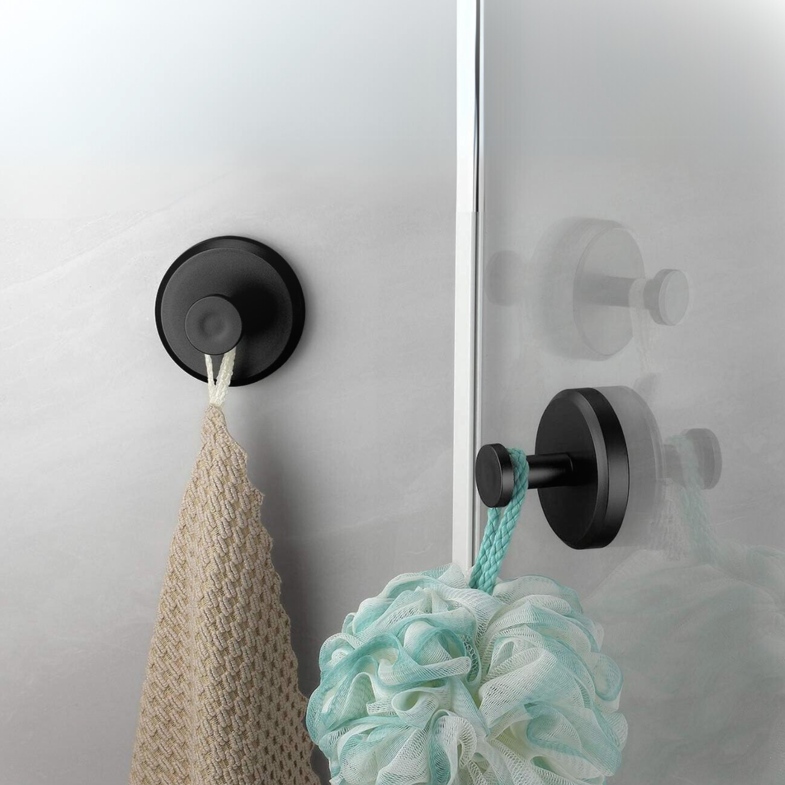 Black Suction Hooks (2 + 2 FREE TODAY)