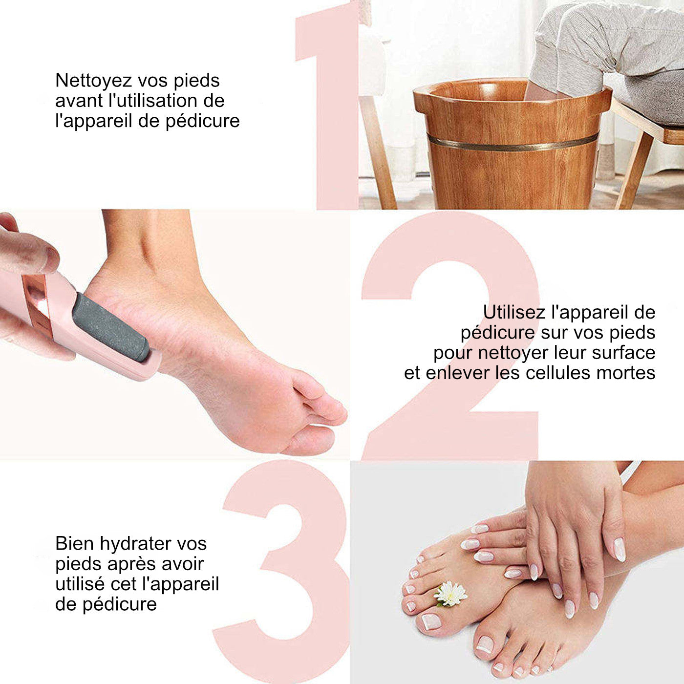 Kit de pédicure professionnel