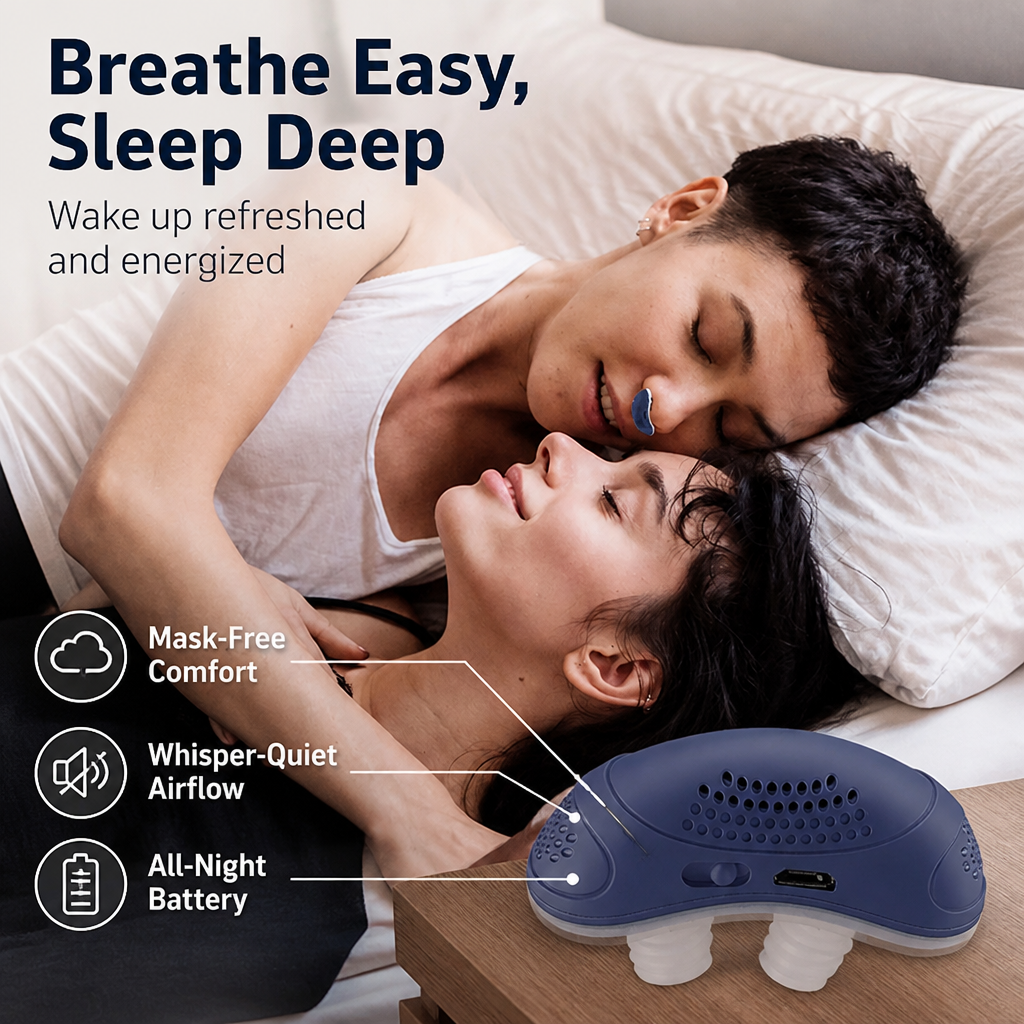 BreatheWell™ — Sleep Soundly Again with Freedom from Masks and Noise