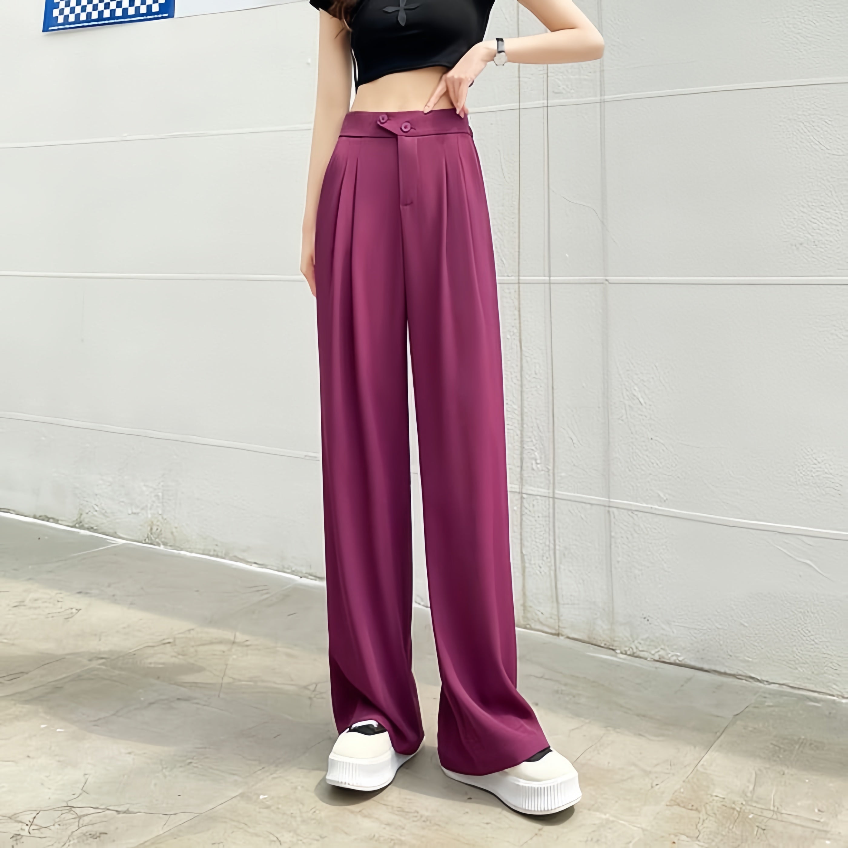 LuminaCurve™ Wide Leg Pants — Sculpt Your Silhouette with Weightless Comfort Every Step