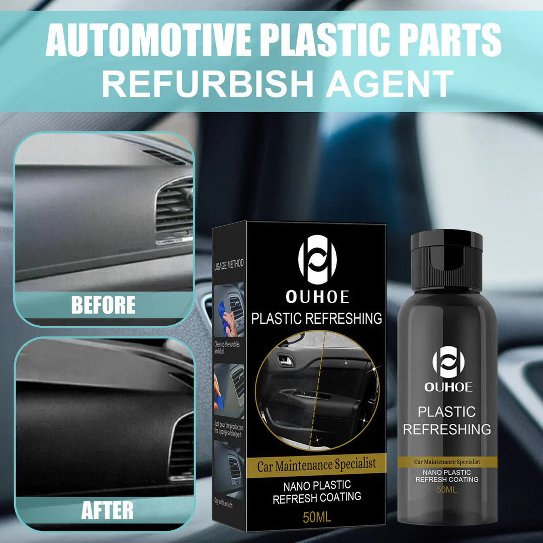 Automotive Plastic Renovator - Shine & Long-Lasting Protection (1+1 FREE TODAY!)