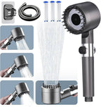 VelaMist™ 4-in-1 Massage & Glow Shower Head — Transform Every Shower into a Soothing, Skin-Reviving Escape