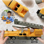 🔥49 % de réduction🔥Jouets assemblés de voiture d'ingénierie à transformation magnétique 