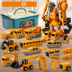 🔥49 % de réduction🔥Jouets assemblés de voiture d'ingénierie à transformation magnétique 