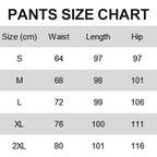2-piece set of printed shirt and button-up pants for women