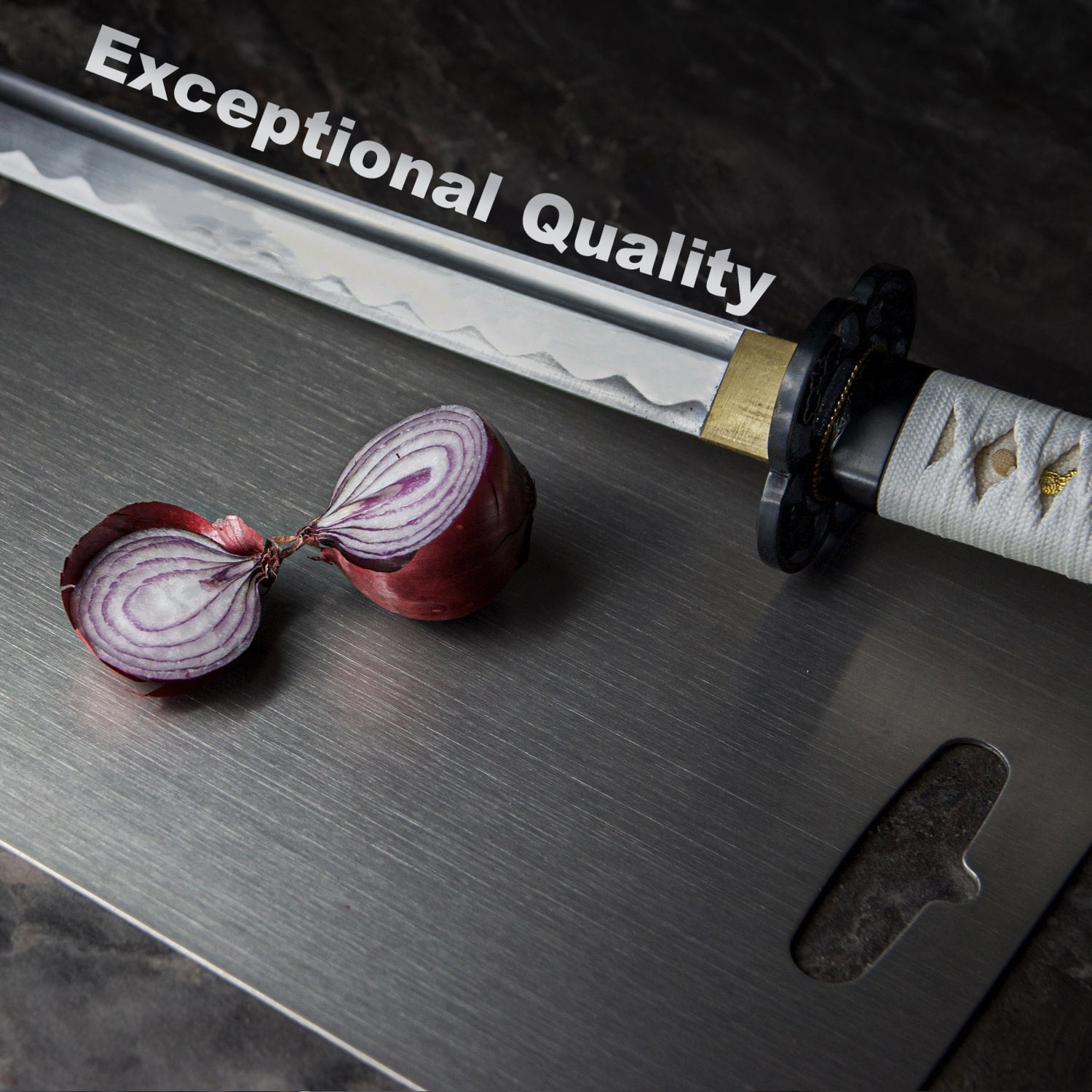 Planche à découper en acier inoxydable Titan